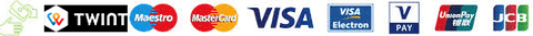 Moyens de paiements acceptés Divers moyens de paiements